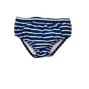 Baby Boden Navy Striped Swim Diaper Cover